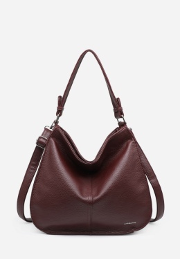 Torebka damska LUIGISANTO F080 Bordo