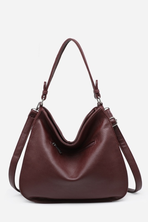Torebka damska LUIGISANTO F080 Bordo