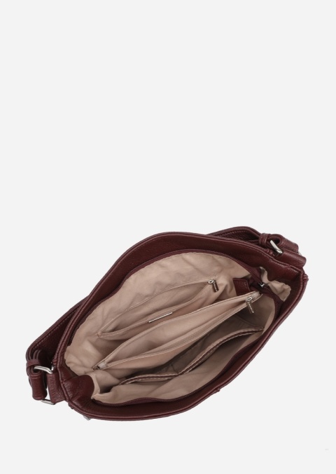 Torebka damska LUIGISANTO F080 Bordo