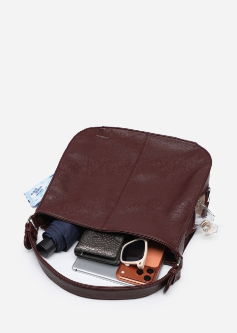 Torebka damska LUIGISANTO F080 Bordo