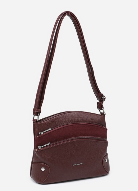 Torebka damska LUIGISANTO F2126-Z Bordo