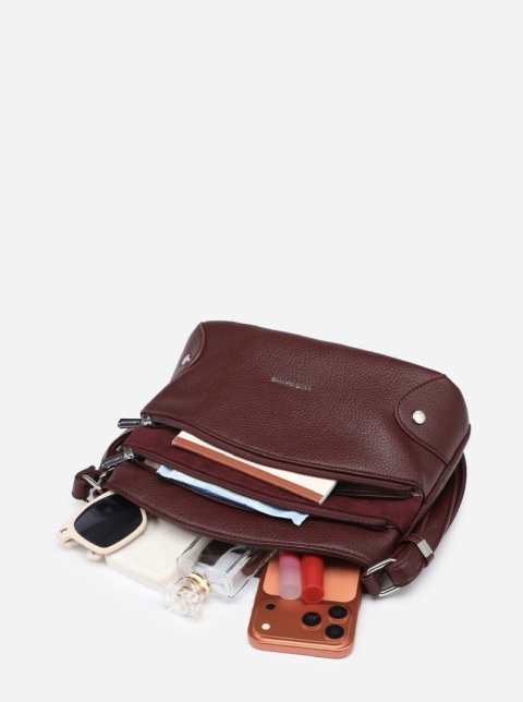 Torebka damska LUIGISANTO F2126-Z Bordo