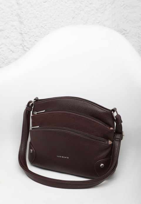 Torebka damska LUIGISANTO F2126-Z Coffe