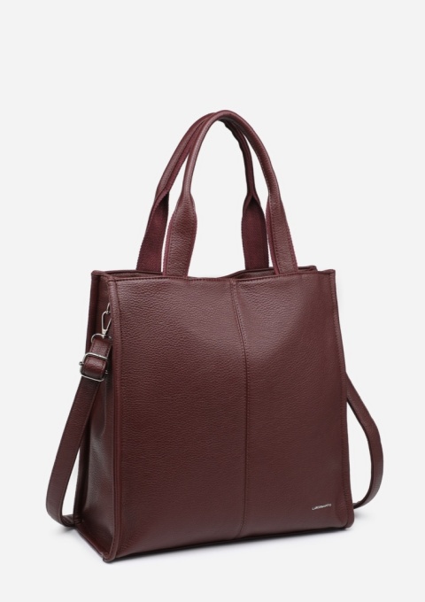 Torebka damska LUIGISANTO F6623 Bordo