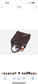 Torebka damska LUIGISANTO F6623 Coffe
