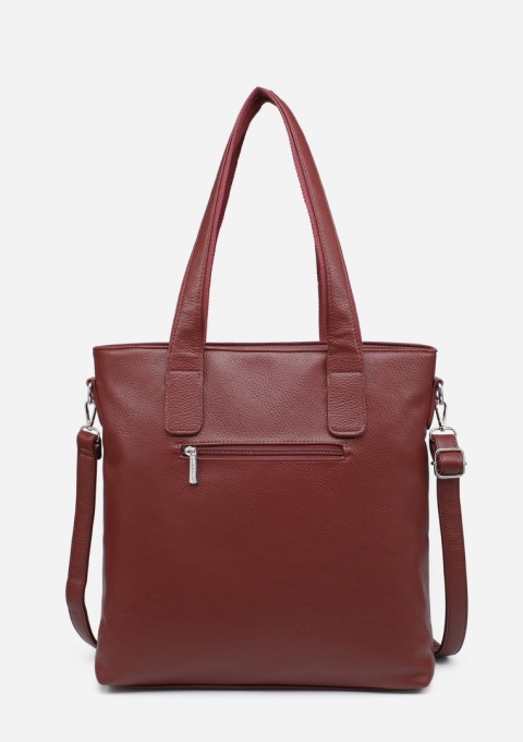 Torebka damska LUIGISANTO F6818-Z Bordo z zamszem