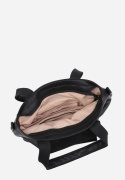 Torebka damska LUIGISANTO F6818-Z Czarna z zamszem
