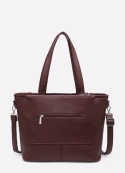 Torebka damska LUIGISANTO F8212-Z Bordo