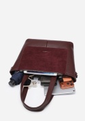 Torebka damska LUIGISANTO F8212-Z Bordo