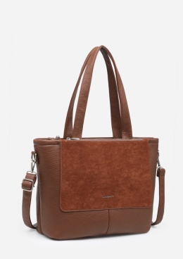 Torebka damska LUIGISANTO F8212-Z Camel
