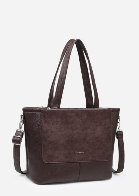 Torebka damska LUIGISANTO F8212-Z Coffe