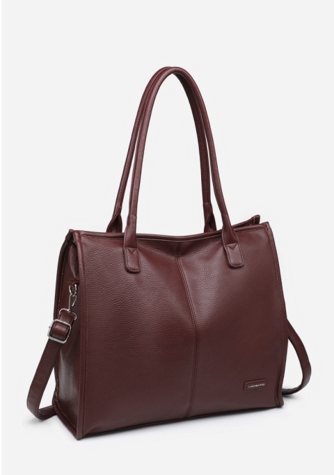 Torebka damska LUIGISANTO F8521 Bordo