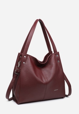 Torebka damska LUIGISANTO F862 Bordo