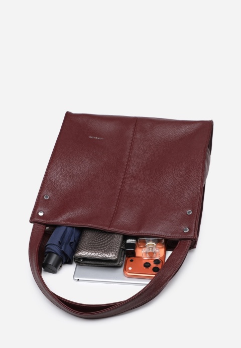 Torebka damska LUIGISANTO F862 Bordo