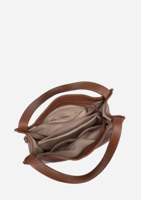 Torebka damska LUIGISANTO F862 Camel