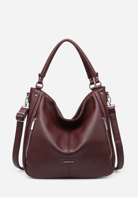 Torebka damska LUIGISANTO F8004-5 Bordo