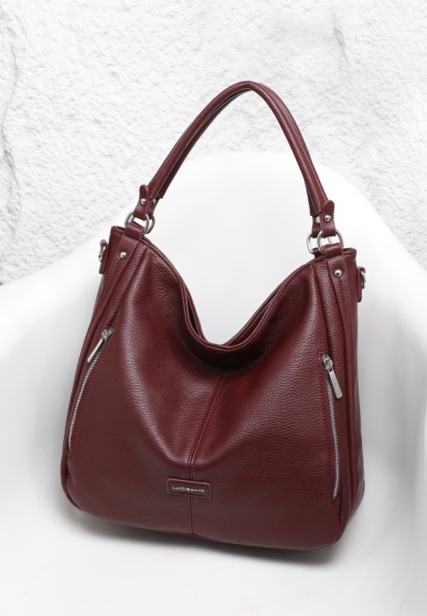 Torebka damska LUIGISANTO F8004-5 Bordo