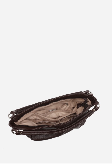 Torebka damska LUIGISANTO F8004-5 Coffe