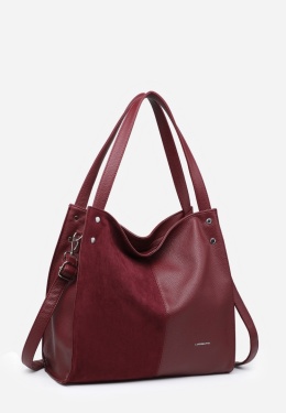 Torebka damska LUIGISANTO HS862-Z Bordo