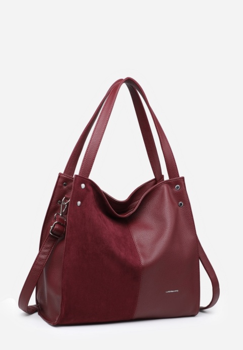 Torebka damska LUIGISANTO HS862-Z Bordo