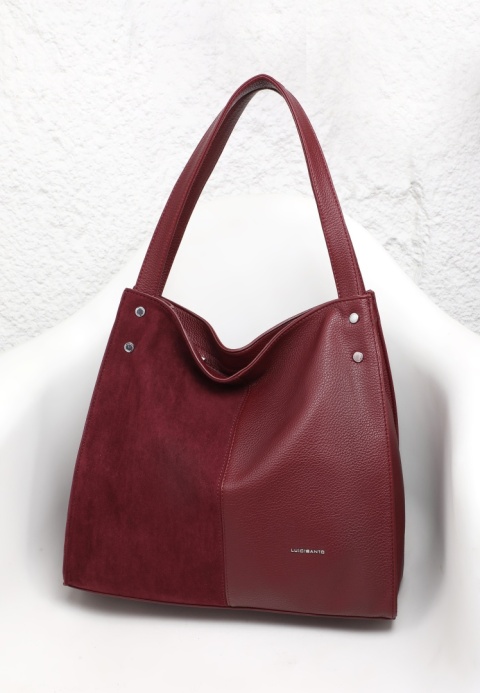 Torebka damska LUIGISANTO HS862-Z Bordo