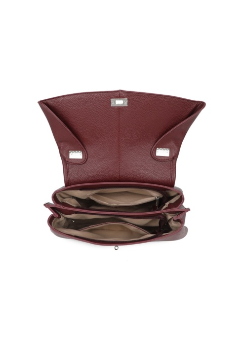 Elegancki bordowy kuferek Luigisanto RX259136-3
