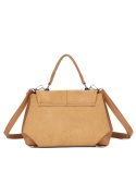 Elegancki kuferek z zamszem Luigisanto RX259136-2 khaki