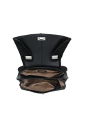Elegancki kuferek z zamszem Luigisanto RX259136-2 czarny