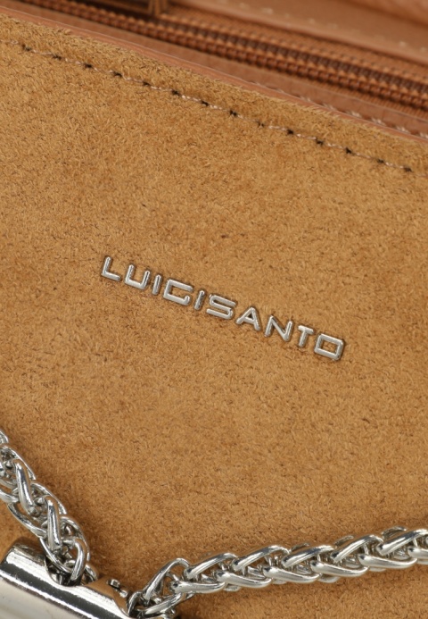 Kuferek damski LUIGISANTO RZ6938-1 khaki z zamszem
