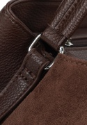 Kuferek damski LUIGISANTO RZ6938-1 coffee z zamszem