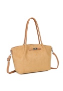 Modna duża shopperka Luigisanto RX258318 w kolorze khaki