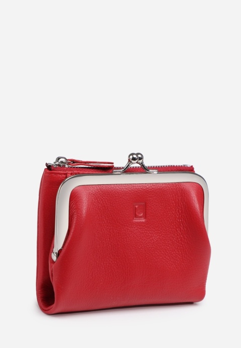 Portfel damski LUIGISANTO B041 czerwony