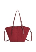 Modna torebka damska LUIGISANTO RX258319 bordo