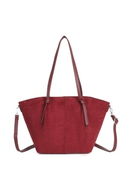 Modna torebka damska LUIGISANTO RX258319 bordo