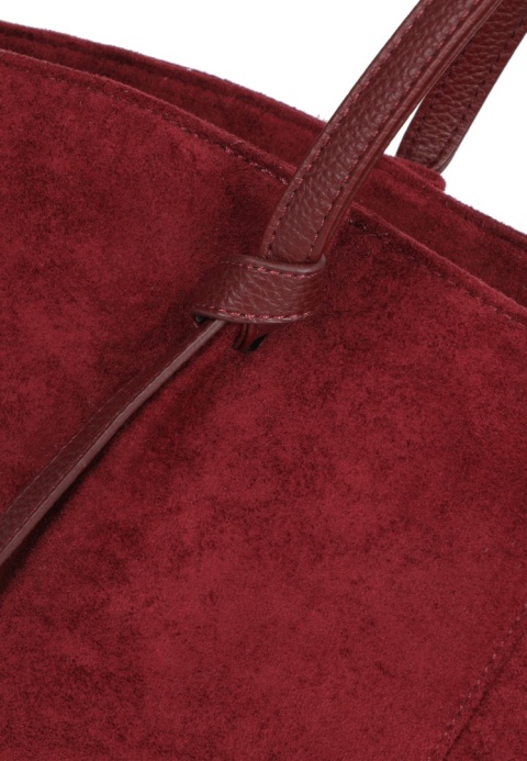 Modna torebka damska LUIGISANTO RX258319 bordo