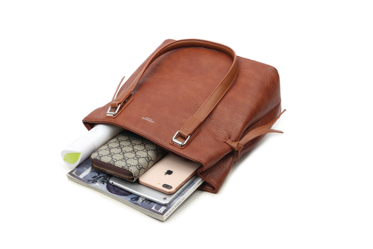 Torebka Damska LUIGISANTO 5843 Brown Torebka Damska LUIGISANTO 5843 Brown