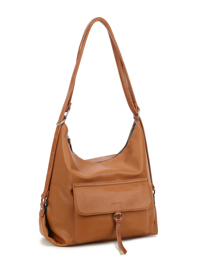 Torebka Damska Torbo-Plecak LUIGISANTO 6755 Brown Torebka Damska Torbo-Plecak LUIGISANTO 6755 Brown