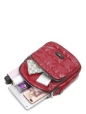 Plecak Damski LUIGISANTO T6463 Red Wine Plecak Damski LUIGISANTO T6463 Red Wine